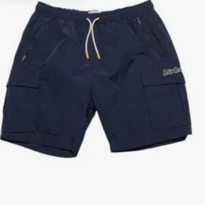 AGTAWH All Good Thing Are Welcome Here Men's 7”Dark Blue Cargo Shorts